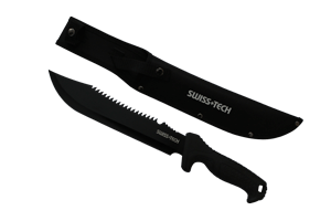 survival outdoor necessity machete large knife with saw