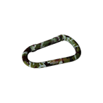 Aluminum camo camoflouge carabiner hook clip