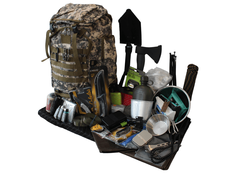 bugout survival gear deluxe emergency acu camo backpack bag