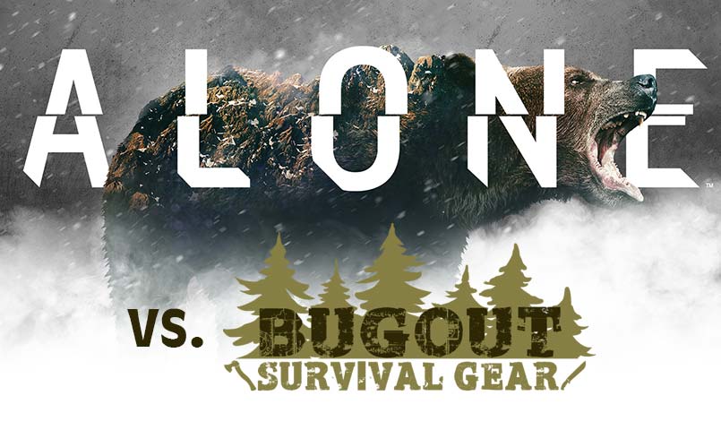 alone tv series survival gear vs bsg bugout bags
